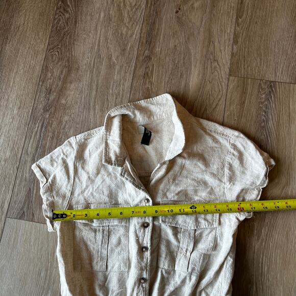 THREAD & SUPPLY Women's Short Sleeves Shirt Dress - Picture 4 of 7